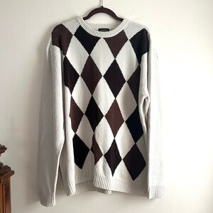 Cortina‎ • Argyle Crewneck Sweater